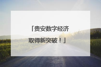 贵安数字经济取得新突破！